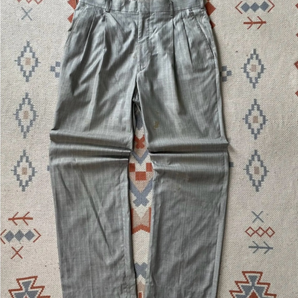 Pierre Balmain Men's Elegant Gray Dress Pants